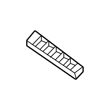 86651-BE000 Hyundai BRACKET ASSY-RR BUMPER SD UPR Illustration 1 of 1