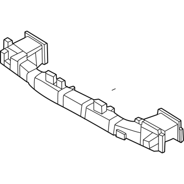 86631-BE200 Hyundai Rear Bumper Beam Illustration 1 of 1