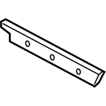 86613-A5000 Hyundai Bracket Assembly-Rear Bumper Side,LH Illustration 1 of 1