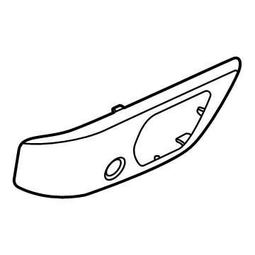 Hyundai 89197-R6310-NNB GARNISH-RR CUSHION,LH LEVER 89197-R6310-NNB Hyundai GARNISH-RR CUSHION,LH LEVER Illustration 1 of 1
