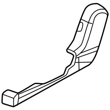 Hyundai 89192-R6310-NNB COVER ASSY-SHIELD INR,LH 89192-R6310-NNB Hyundai COVER ASSY-SHIELD INR,LH Illustration 1 of 1