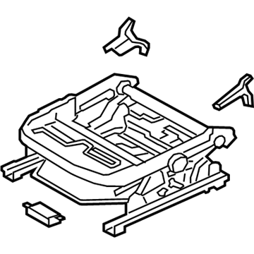 Hyundai 88600-K2040-NNB Right Hand Track Assembly 88600-K2040-NNB Hyundai Right Hand Track Assembly Illustration 1 of 1