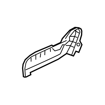 Hyundai 88291-J9000-NNB Front Outer Seat Shield Cover Right Hand 88291-J9000-NNB Hyundai Front Outer Seat Shield Cover Right Hand Illustration 1 of 1