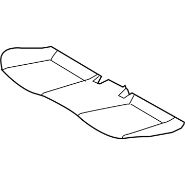 Hyundai 89160-1E100-ORC Rear Seat Cushion Covering Assembly 89160-1E100-ORC Hyundai Rear Seat Cushion Covering Assembly Illustration 1 of 1