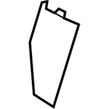 Hyundai 89911-1E100-QS Rear Seat Armrest Board 89911-1E100-QS Hyundai Rear Seat Armrest Board Illustration 1 of 1