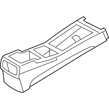 Hyundai 84610-3M010-BR Floor Console Assembly 84610-3M010-BR Hyundai Floor Console Assembly Illustration 1 of 1