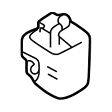 Hyundai 89331-25100 Rear Seat Back Lock Assembly Left Hand 89331-25100 Hyundai Rear Seat Back Lock Assembly Left Hand Illustration 1 of 1