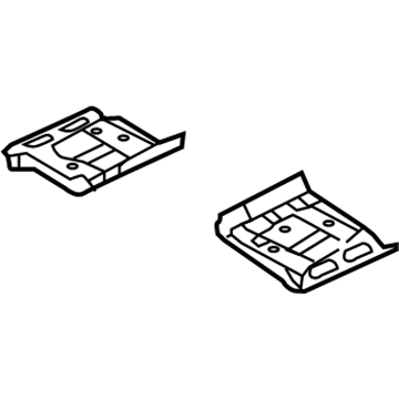 Hyundai 65238-B1000 Member-Transmission Support,LH 65238-B1000 Hyundai Member-Transmission Support,LH Illustration 1 of 1