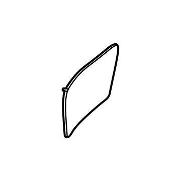 866V1-S2500 Hyundai Pad-Rear Bumper,LH Illustration 1 of 1