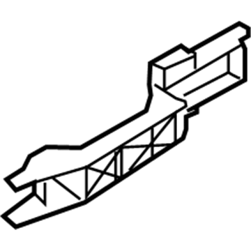 82655-2E000 Hyundai Front Door Outside Handle Base Assembly Left Hand Illustration 1 of 1