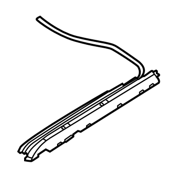 Hyundai 81651-BE000 MECHANISM RAIL ASSY,LH 81651-BE000 Hyundai MECHANISM RAIL ASSY,LH Illustration 1 of 1