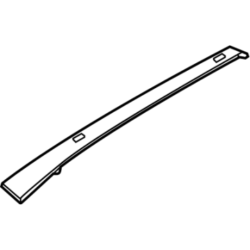 Hyundai 81676-BE000 SIDE MOLDING-PANORAMAROOF,RH 81676-BE000 Hyundai SIDE MOLDING-PANORAMAROOF,RH Illustration 1 of 1
