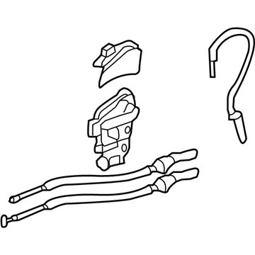 Hyundai Santa Fe Door Latch Assembly - 81410-B8000