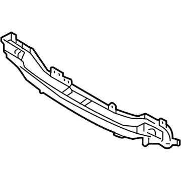 86631-D2000 Hyundai Rear Bumper Beam Illustration 1 of 1