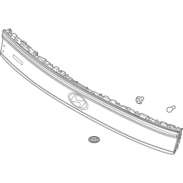 Hyundai 92409-L1550 LAMP ASSY-CENTER GARNISH 92409-L1550 Hyundai LAMP ASSY-CENTER GARNISH Illustration 1 of 1
