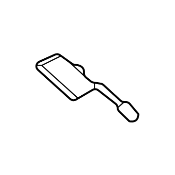 Hyundai 86617-N9000 Rear Hook Cap 86617-N9000 Hyundai Rear Hook Cap Illustration 1 of 1