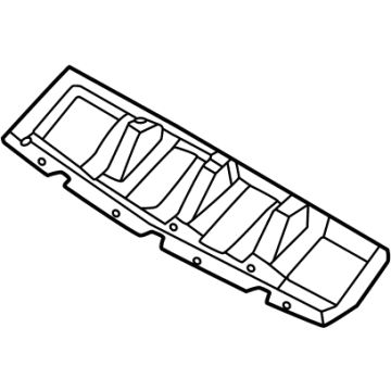 Hyundai 866A1-N9000 Cover-RR Bumper Under 866A1-N9000 Hyundai Cover-RR Bumper Under Illustration 1 of 1