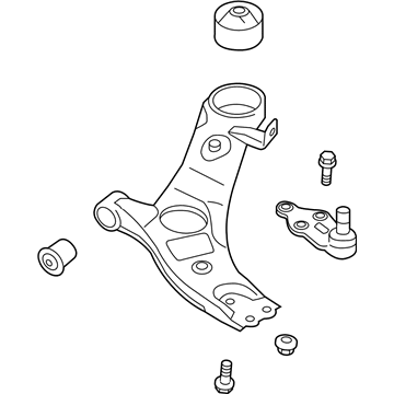 54501-4Z500 Hyundai Front Lower Arm Complete Right Hand Illustration 1 of 1