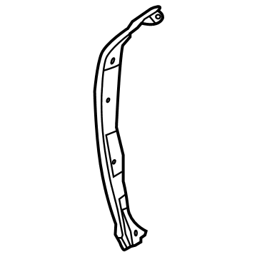 Hyundai 82155-D2000 Weatherstrip Assembly-Front Door Parting,LH 82155-D2000 Hyundai Weatherstrip Assembly-Front Door Parting,LH Illustration 1 of 1