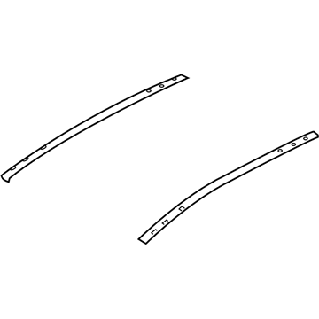 87235-D3000 Hyundai Moulding-Roof No.1,LH Illustration 1 of 1