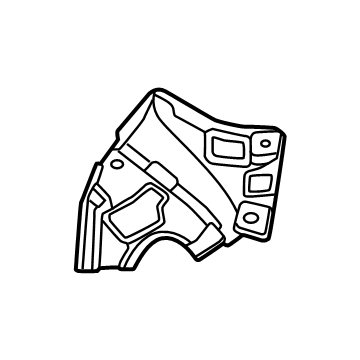 Hyundai 84127-P6000 INSULATOR ASSY-FENDER APRON 84127-P6000 Hyundai INSULATOR ASSY-FENDER APRON Illustration 1 of 1