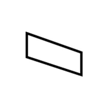 87378-2W000 Hyundai Back Panel Moulding Pad Illustration 1 of 1