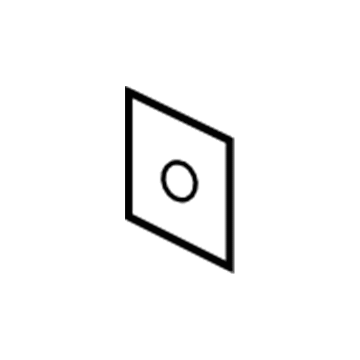 87376-2W000 Hyundai Back Panel Moulding Pad Illustration 1 of 1