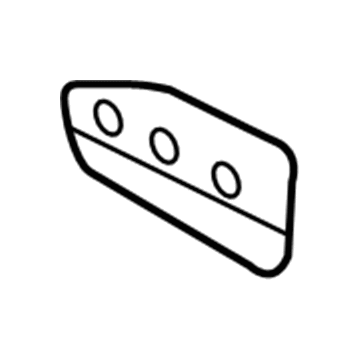 Hyundai 87766-B1000 Deflector-Rear,RH 87766-B1000 Hyundai Deflector-Rear,RH Illustration 1 of 1