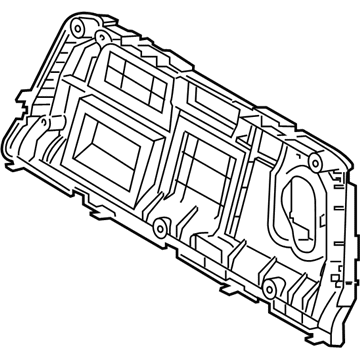 Hyundai 94365-G2300 Case Rear 94365-G2300 Hyundai Case Rear Illustration 1 of 1