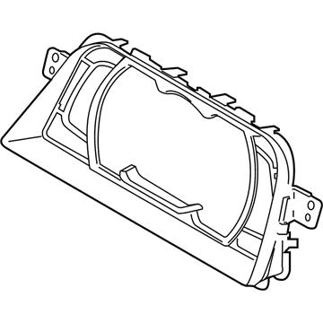 94370-G2300 Hyundai Window Plate Illustration 1 of 1