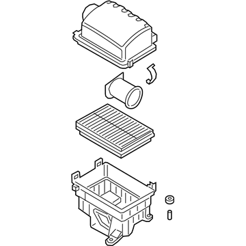 28110-J3750 Hyundai Air Cleaner Assembly Illustration 1 of 1