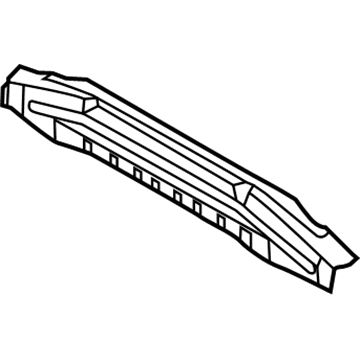 65522-1R000 Hyundai Rear Floor Extension Assembly Front Illustration 1 of 1
