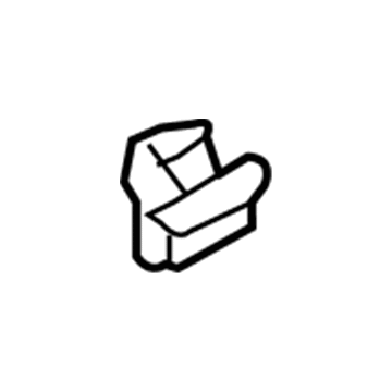 87718-3L000 Hyundai Waist Line Moulding Mounting Clip Illustration 1 of 1