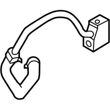 28260-2GTA2 Hyundai Pipe & Hose Assembly-Turbo Changer WATERFEED Illustration 1 of 1