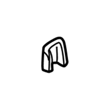 88567-38000-LT Hyundai Front Seat Mounting Cover Rear Inner Left Hand Illustration 1 of 1