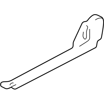 Hyundai 88066-25000-SX Front Seat Shield Cover Right Hand 88066-25000-SX Hyundai Front Seat Shield Cover Right Hand Illustration 1 of 1