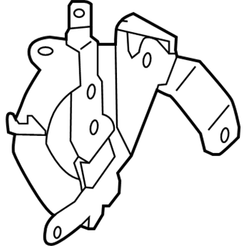 Hyundai 58660-G2000 Bracket Assembly 58660-G2000 Hyundai Bracket Assembly Illustration 1 of 1