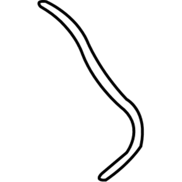Hyundai 81692-4D000 Hose Assembly-Drain Rear,LH 81692-4D000 Hyundai Hose Assembly-Drain Rear,LH Illustration 1 of 1