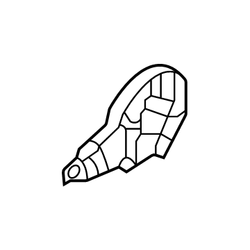 88031-CW010-NNB Hyundai Shield Cover Front Seat Inner,Left Hand Illustration 1 of 1