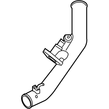 28282-2G200 Hyundai Pipe-INTERCOOLER Inlet Illustration 1 of 1