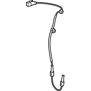 Hyundai 58940-BE000 SENSOR ASSY-WHEEL SPEED,RH 58940-BE000 Hyundai SENSOR ASSY-WHEEL SPEED,RH Illustration 1 of 1