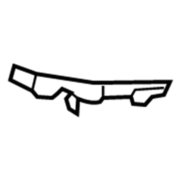 86553-D2000 Hyundai Bracket Assembly-Front Bumper Side,LH Illustration 1 of 1