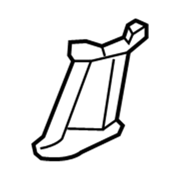 86567-D2000 Hyundai Duct Assembly-Air Curtain,LH Illustration 1 of 1