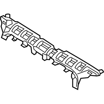 86550-D2000 Hyundai Support Assembly-Front Bumper Upper Illustration 1 of 1