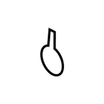 86519-D2000 Hyundai Front Hook Cap Illustration 1 of 1