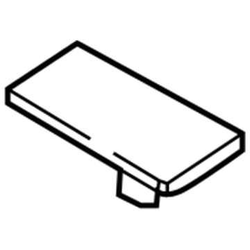 87115-G5000 Hyundai Stopper-Rear Window Glass Illustration 1 of 1
