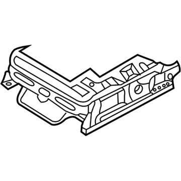 88600-4D320 Hyundai Front Seat Passenger Track Assembly Illustration 1 of 1