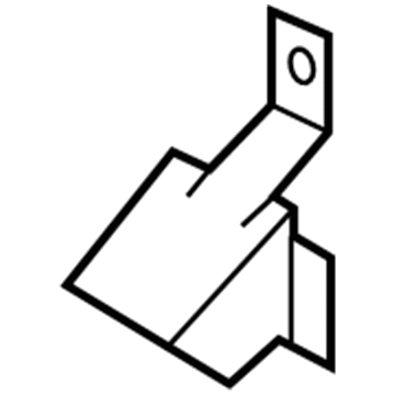 Hyundai 81725-2E000 Protector-Tail Gate 81725-2E000 Hyundai Protector-Tail Gate Illustration 1 of 1