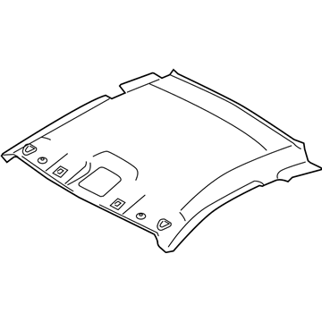 85301-2M060-X6 Hyundai Headliner Assembly Illustration 1 of 1