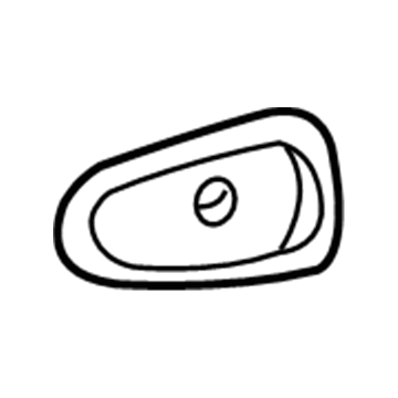 Hyundai 82621-39000-LK Door Inside Handle Housing Right Hand 82621-39000-LK Hyundai Door Inside Handle Housing Right Hand Illustration 1 of 1
